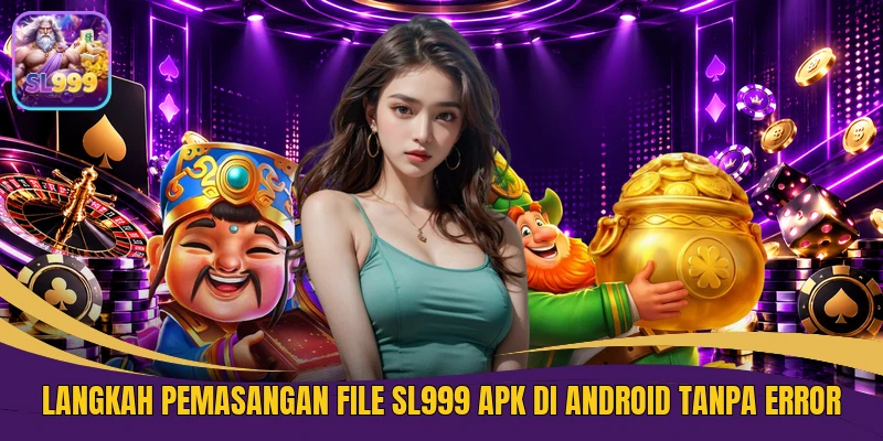 Langkah pemasangan file SL999 APK di Android tanpa error