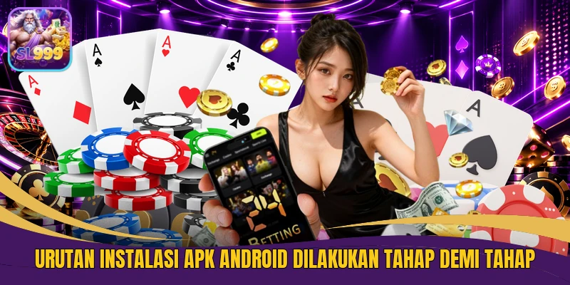 Urutan instalasi APK Android dilakukan tahap demi tahap